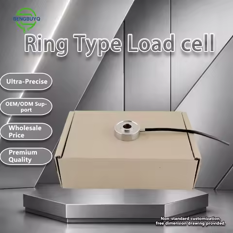 Precision YH7 Load Cell, 50kg-5T Capacity, 1.0±0.1mV/V Output, IP66 Waterproof, Stainless Steel, Tem