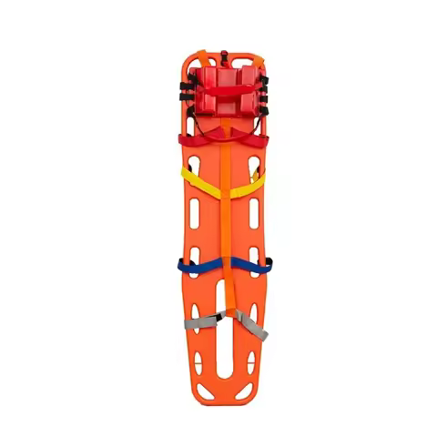 Swimming pool lifesaving board floating stretcher spine board including head fixing set