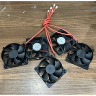 Combo - 5 18V square fans, size 8x8cm; 5 12V square fans, size 9x9cm