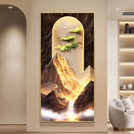 Modern hotel corridor decoration painting HD living room entrance hall corridor wall decoration mura