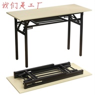 [Reduced Price] Simple Desk Folding Table Training Desk Computer Desk Tutorial Table Fast Dining Table Folding Simple Table