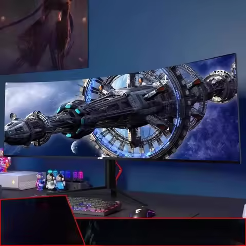 49-Inch 5K-144hz hairtail screen curved LG panel ultra-wide 32:9 computer monitor quasi-4k large scr
