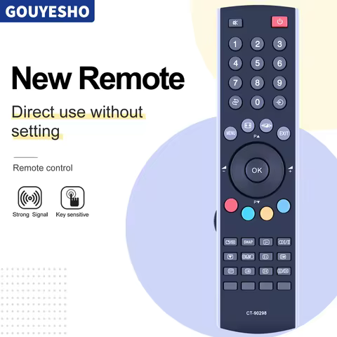 New CT-90298 TV Remote Control for Toshiba TV WLG66P WLG66S 32AV500PS 19AV500P 19AV501P 32AV501PR 37