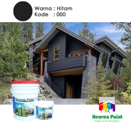 cat tembok eksterior weathershield heaven paint [setara dulux] 20 kg - hitam