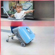 กระเป๋าเดินทางเด็ก Qbox การ์ตูน ดีไซน์ มีก้านดึง Unisex กระเป๋าเดินทางเด็ก พกพาสะดวก น่ารัก รูปแบบแอ