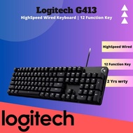 Logitech G413 TKL SE Mechanical Gaming Keyboard with Tactile Mechanical Switches