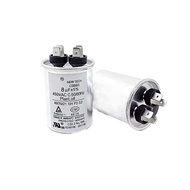 8 uf MFD 450 Volt Fan Motor Run Oval Capacitor Menggerakkan Motor AC dan Kipas (8UF)