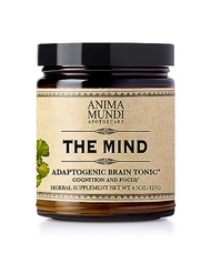 Anima Mundi The Mind Energizing Brain Tonic Powder - Organic Adaptogenic Supplement for Mood, Memory