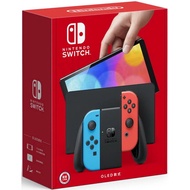 【NS】Nintendo Switch（OLED款式）黑色主機 藍紅手把 (亞版)