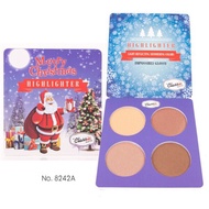 Al Azan Store MERRY CHRISTMAS HIGHLIGHTER PALETTE 4COLOR