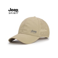 cap lelaki running cap JEEP JEEP Summer Men's Hat Mesh Quick-Drying Breathable Sunscreen Baseball Ca