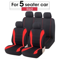 Perodua Axia Viva Myvi Kenari Kelisa Kembara Kancil Bezza Car Seat Cover 5-Seater Universal Front + 