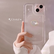 Crystal Heart Suitable for iPhone Phone Case 12pro max 11 8 Xs iPhone13 12pro max 11 xr 8Plus