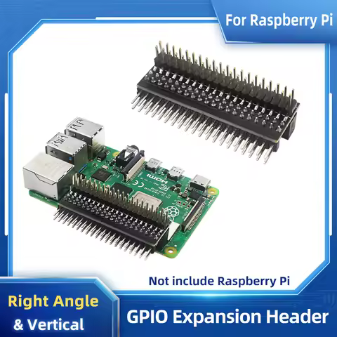 Raspberry Pi 5 GPIO Header Expansion Right Angle GPIO Connector for Pi 5 4B 3B+ 3B Zero 2 W for Oran
