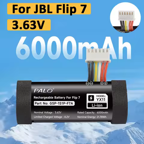 PALO original GSP 1S1P-F7A Wireless Bluetooth speaker Batteries 6000mAh lithium battery For JBL Flip