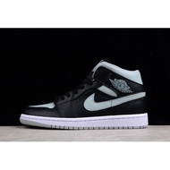 Best selling 2022 Air Jordan 1 mid shadow black/gray particles-white BQ6472-007