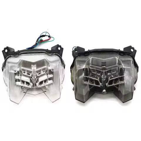 AM-Motorcycle Rear Tail Light Brake Turn Signals Tail Lights For MT-09 FZ-09 FZ09 MT09 2017-2019 Int