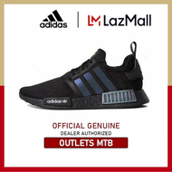 【48H Ship】Adidas originals NMD R1 Black and blue for men and women Sports shoes, shoes Casual and comfortable sneakers