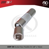 Flexible Spark Plug Socket GRIP ON Spark Plug Socket 14mm - 16mm Dr 3/ 8" Motorcycle Car