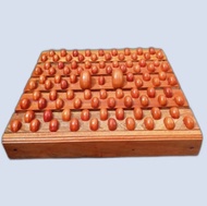 papan terapi kaki/papan rematik kayu/alat pijat kaki