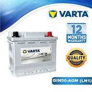 VARTA DIN50-AGM (LN-1) Suitable for - Advanced Stop Start/ Eco Battery - Car Battery - X50, Mini Coo