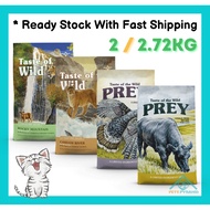 ✍TOTW Taste Of The Wild  PREY Cat Food 2KG 2.72KG (100 Ori Packing) Makanan Kucing☬