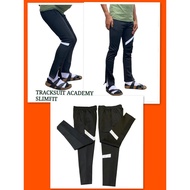 SELUAR TRACKSUIT/SELUAR HITAM TRACKSUIT ALL.BLACK SLIMFIT TRACKSUIT PRRMIUM SELUARTRACK