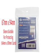 !! !️ Henwei Sleeve 67*94 67x94 Digimon Card Yugioh Card Pokemon Card One Piece Card Sleeves