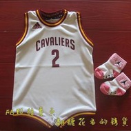 美國NBA官網愛迪達ADIDAS正品兒童寶寶小BABY新生兒包屁連身球衣IRVING 厄文騎士隊免運