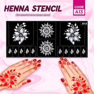 Sticker inai / Sticker Henna / Henna Stencil / Mehndi Stencil NEW DESIGN
