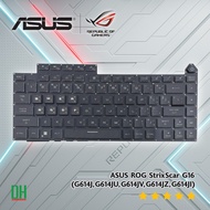 คีย์บอร์ด ASUS ROG Strix Scar G16 / G614J ROG Strix G634 Series RGB Backlit Layout TH/US อะไหล่ OEM 