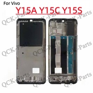 For VIVO Y15A Y15S Y15C Battery Back cover Housing middle frame + Button + LCD Front frame + Lens Fr