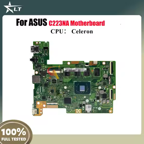 C223NA Laptop Motherboard For ASUS Chromebook C223N C223NA Notebook Mainboard With Celeron CPU 100% 