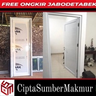 Pintu Kamar Mandi Aluminium Acp Full Panel Minimalis (Full Set)