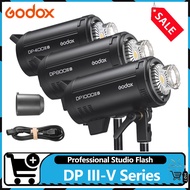 Godox DP400III-V DP600III-V DP800III-V DP1000III-V Professional Studio Flash with LED Modeling Lamp 