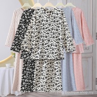 Baju Kurung Kedah Sulam Floral Reesa Viral 2025 Button Muslin Putih Wanita Dusty Pink White - Pickon