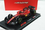 【現貨特價】1:43 Bburago F1 2022 Ferrari F1-75 #16 Charles Leclerc