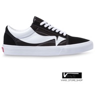 VANS OLD SKOOL WARP BLACK TRUE WHITE  (สินค้ามีประกันแท้)