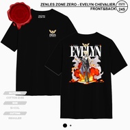 EVELYN CHEVALIER ZENLESS ZONE ZERO T-SHIRT - MEN'S & WOMEN'S DISTRO T-SHIRT ANIME & GAME T-SHIRT ZZZ