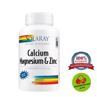 Solaray Calcium Magnesium & Zinc 120 Capsules