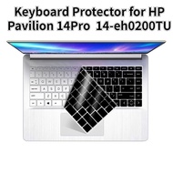 Keyboard Protector for HP pavilion 14 plus Keyboard cover HP pavilion x360 14-ek Laptop  14-eh Silicon Keyboard Protective Film