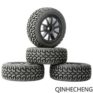 4pcs RC 910-8019 74MM Rally Tires Tyre Wheel Rim For 1:10 1:16 HSP HPI Wltoys SAKURA D3