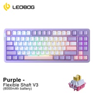 LEOBOG Hi86 Tri-mode Wireless Hot-swappable Mechanical Gaming Keyboard Gasket Structure Support IOS/