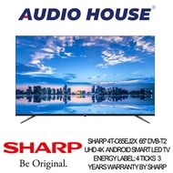 4T-C65EJ2X  65 DVB-T2 UHD 4K  ANDROID SMART LED TV  ENERGY LABEL: 4 TICKS  3 YEARS WARRANTY BY SHARP