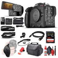 Canon EOS C70 Cinema Camera (RF Lens Mount) (4507C002) + 128GB Extreme Pro SD Card + HDMI Cable + Ca