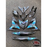 COVERSET BODYSET YAMAHA Y Y15 Y15ZR YSUKU V1 V2 DOXOU BLACK MX KING EXCITER ORIGINAL EQUIPMENT MANUF