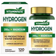 Hydrogen Water Tablets with Magnesium & Electrolytes, 120 Tablets | H2 Molecular Hydrogen Supplement