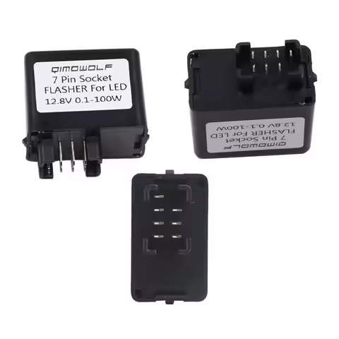 12V Light Turn Signal Flash Controller 7 Pin LED Flasher Relay For Suzuki GSXR SV DL 38610-03F00, 38
