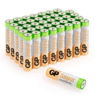 超霸 - GP Super 鹼性電池 AAA * 40PCS(GP24A)新舊包裝，隨機發貨