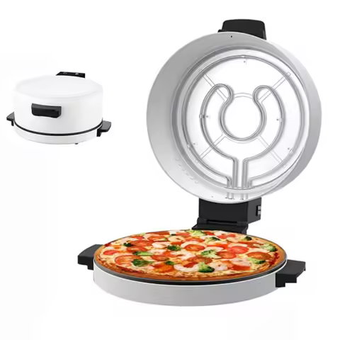Double-Sided Nonstick Heating Plate Electric Pizza Maker Pizza Oven Indicator Lights for Pizzas Panc